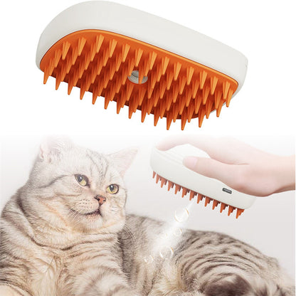 Pet Grooming Steam Brush