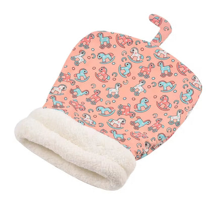 Soft & Cozy Cat Sleeping Bag - A Fluffy, Pocket-Style Quilt Bed Designed for Kittens and Puppies