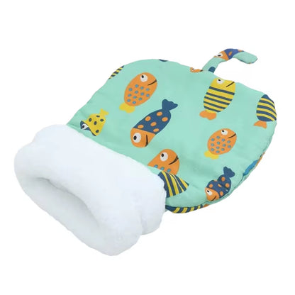 Soft & Cozy Cat Sleeping Bag - A Fluffy, Pocket-Style Quilt Bed Designed for Kittens and Puppies