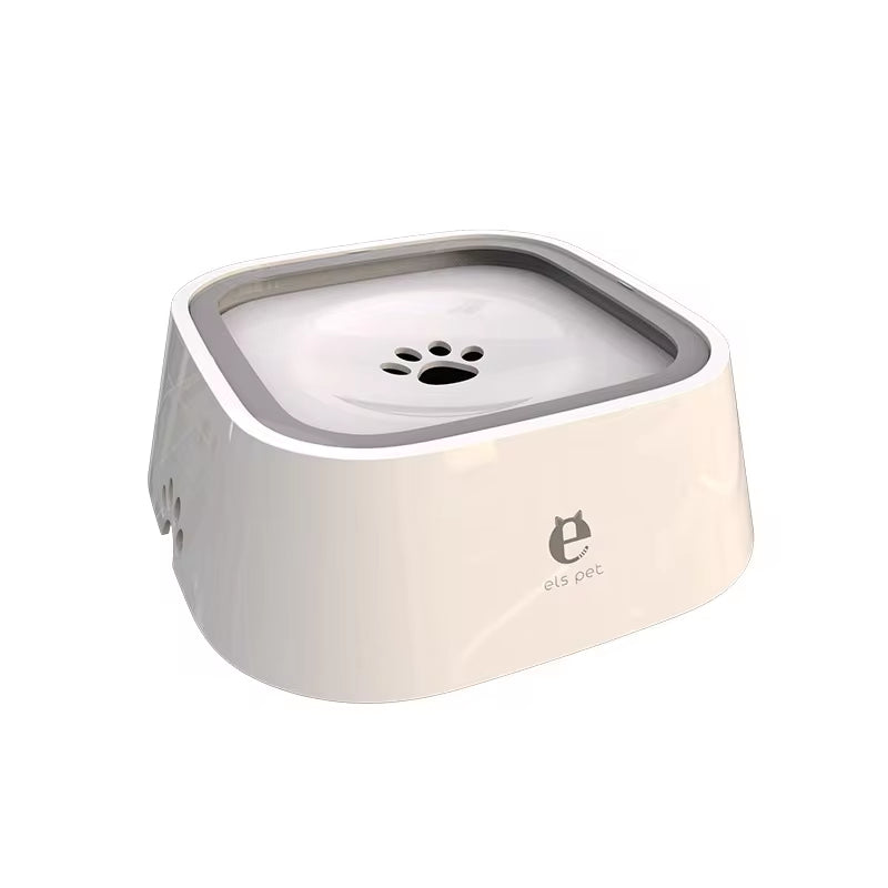 Water Drinking Bowl for Cats & Dogs - Spill & Splash Free  