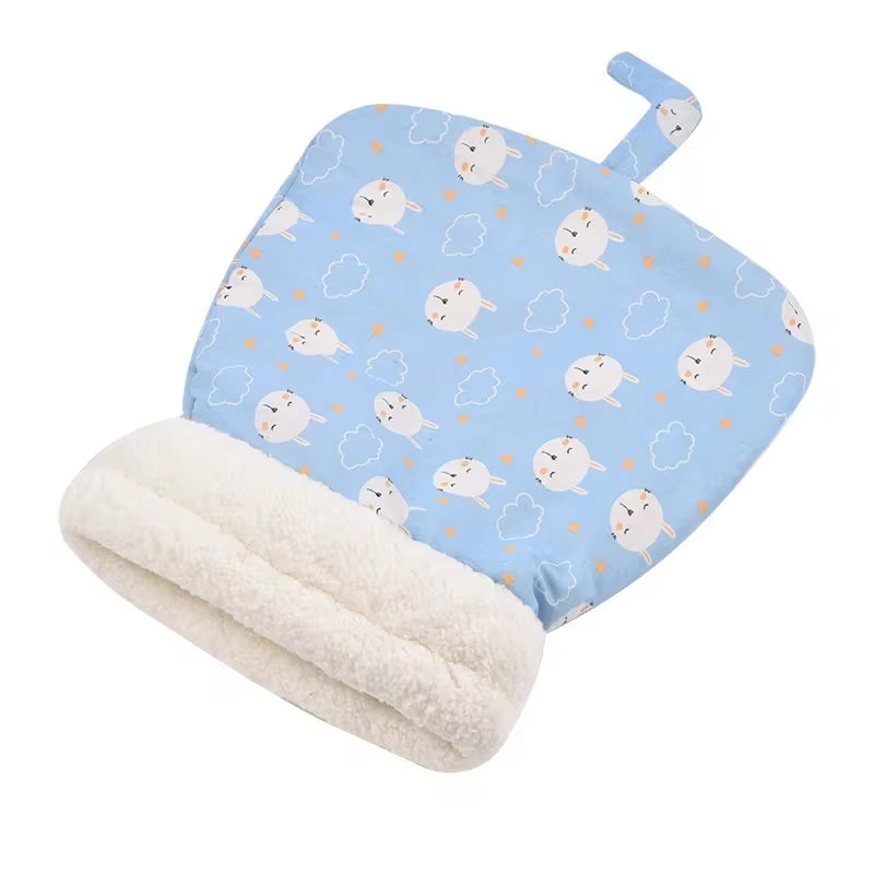 Soft & Cozy Cat Sleeping Bag - A Fluffy, Pocket-Style Quilt Bed Designed for Kittens and Puppies