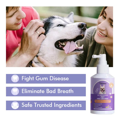 Oral Cleanse Spray for Pets- Designed to prevent plaque and calculus build-up in dog's & cat's teeth 50ml