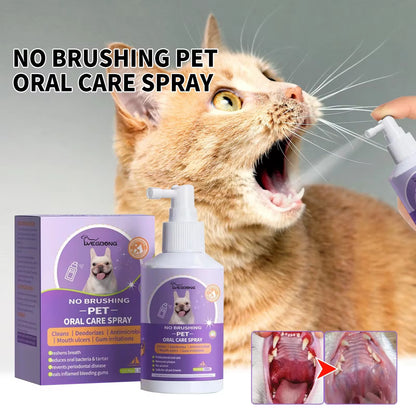 Oral Cleanse Spray for Pets- Designed to prevent plaque and calculus build-up in dog's & cat's teeth 50ml